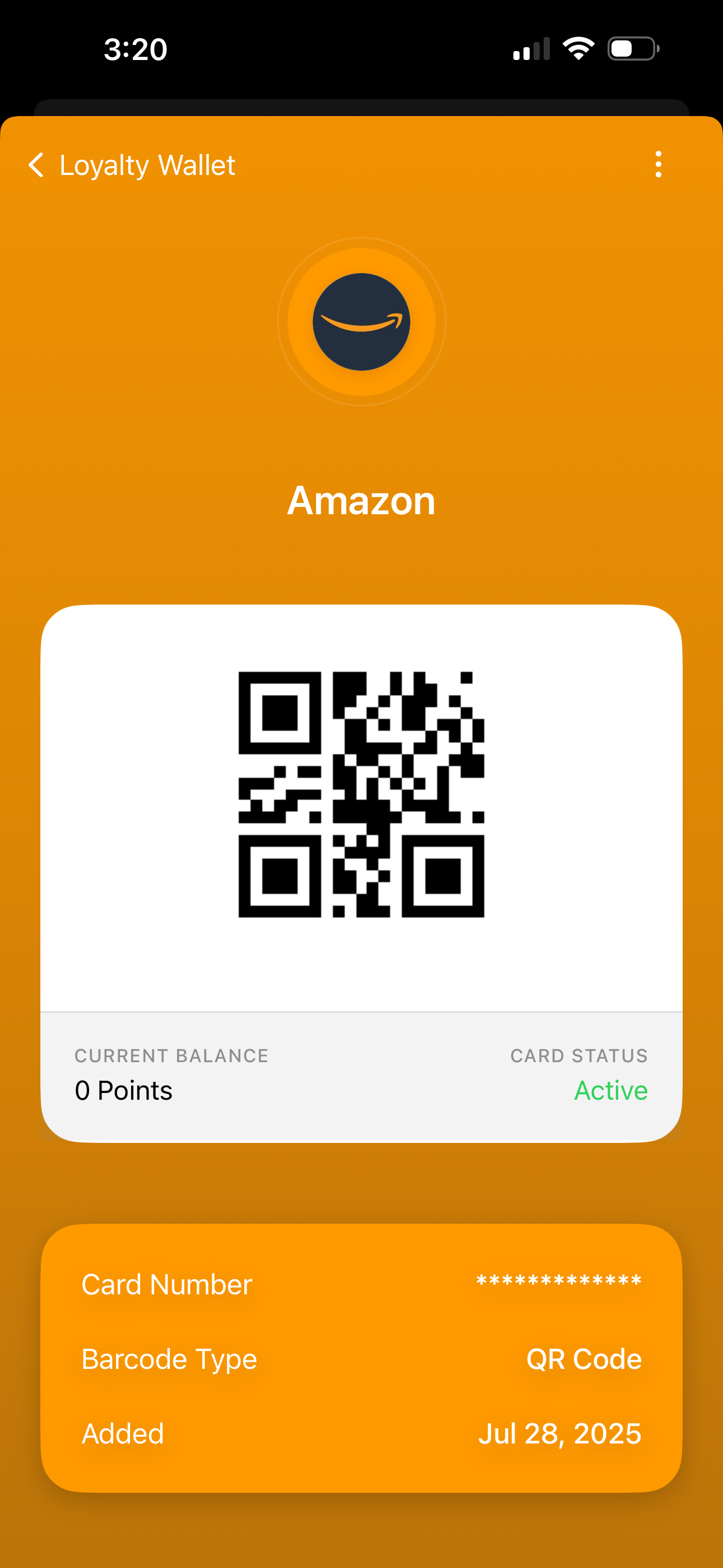 Loyalty Wallet Card View 2